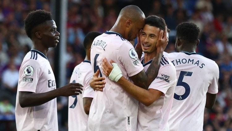 Pertandingan Crystal Palace vs Arsenal di Liga Inggris, Jumat (05/08/22). Foto: REUTERS/David Klein.