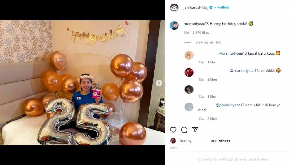Atlet layaknya selebritas yang tak pelak diterpa rumor tentang urusan asmara mereka. Rumor cinlok bahkan menerpa Pramudya Kusumawardana-Chiharu Shida.