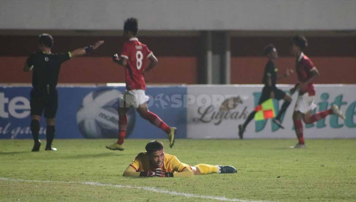 Timnas Indonesia U-16 saat mengalahkan Vietnam 2-1 pada laga fase grup A Piala AFF U-16 2022 di Stadion Maguwoharjo, Minggu (06/08/22).