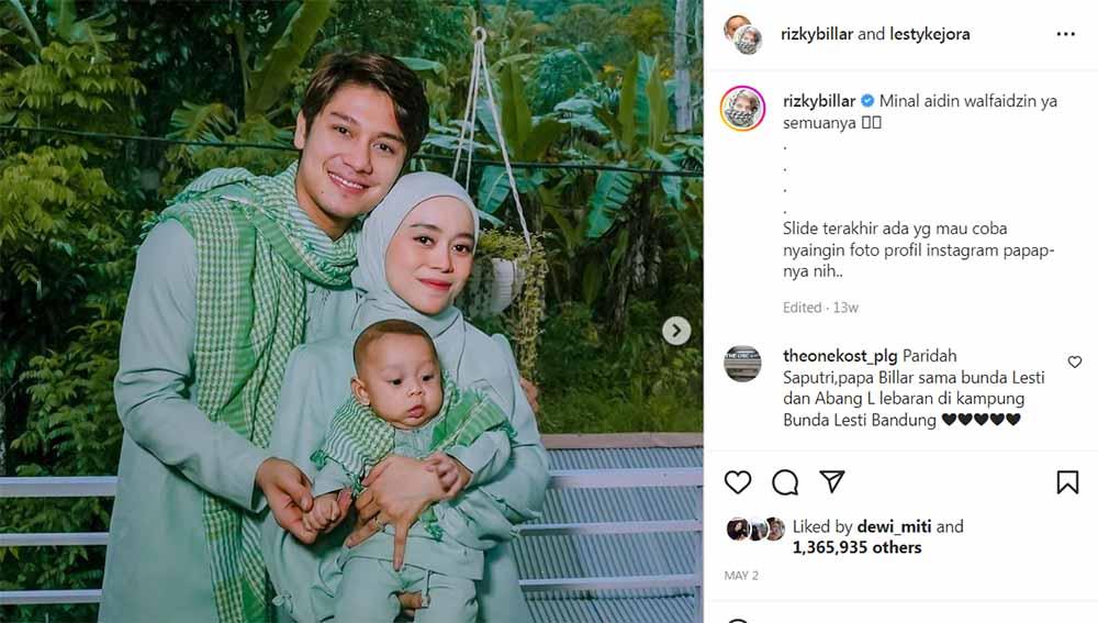 Artis Indonesia Rizky Billar unggah foto dengan jersey Steven Gerrard usai Liverpool bantai Manchester United, ia lantas mendapat teguran dari Lesti Kejora.