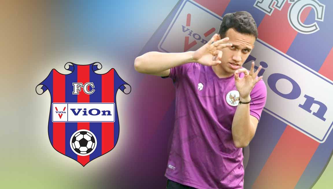 Indosport - Egy Maulana Vikri resmi ke klub Slovakia, FC ViOn Zlate Moravce. Foto: Instagram@pssi