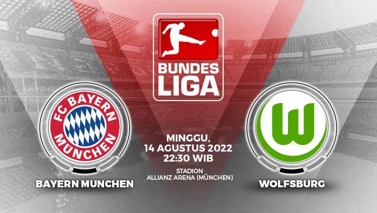Prediksi pertandingan antara Bayern Munchen vs Wolfsburg (Bundesliga Jerman). - INDOSPORT