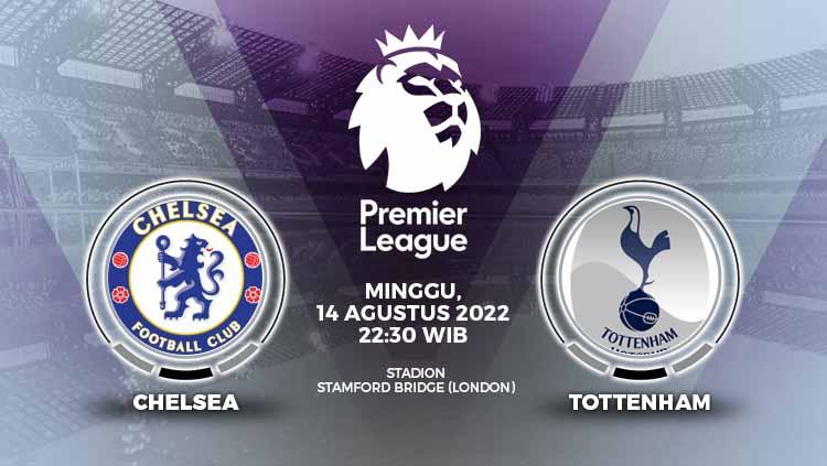 Prediksi pertandingan antara Chelsea vs Tottenham Hotspur (Liga Inggris).