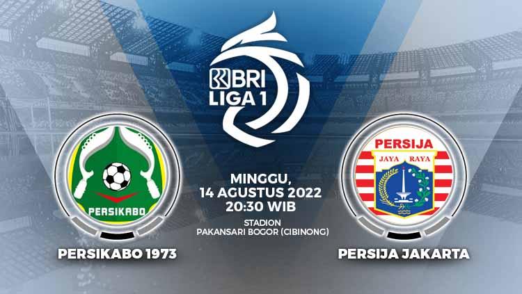 Berikut adalah jadwal dan link live streaming pertandingan Liga 1 Indonesia pekan keempat, antara Persikabo 1973 vs Persija Jakarta, Minggu (14/08/22). - INDOSPORT
