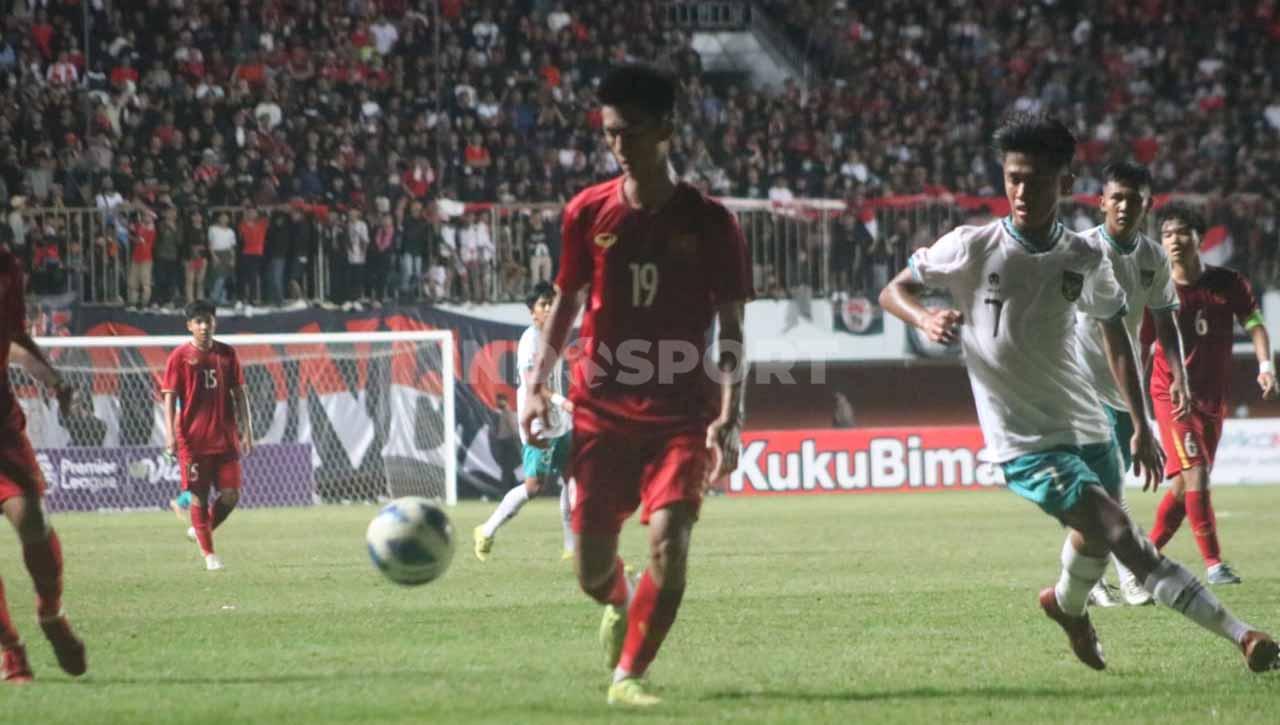 Pertandingan antara Vietnam U-16 vs Timnas Indonesia U-16 di Final AFF U-16 2022. - INDOSPORT
