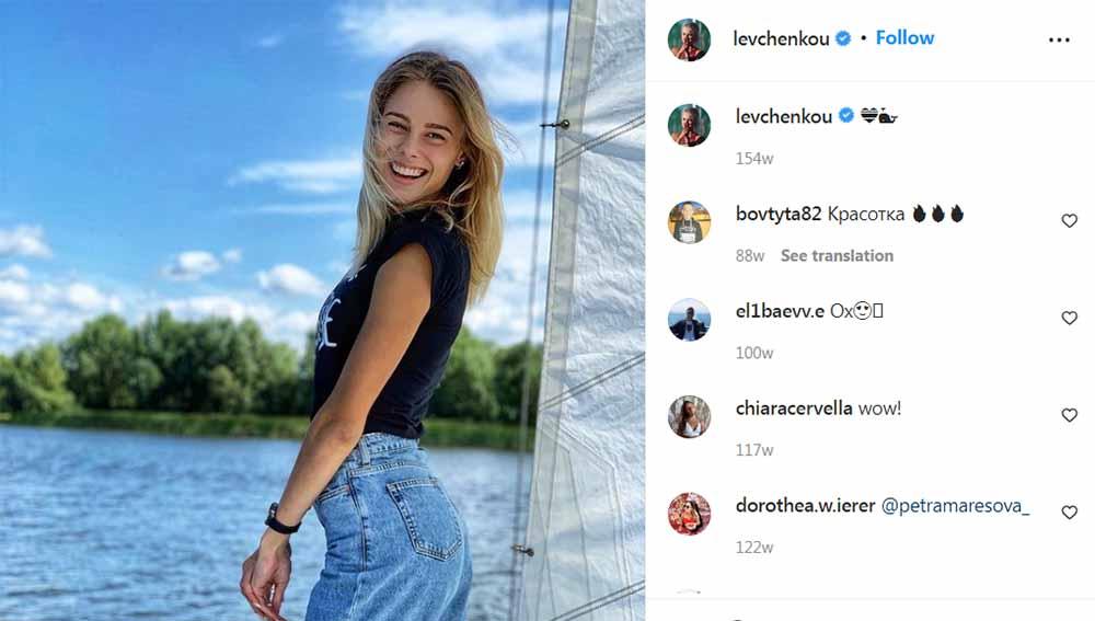 Atlet lompat tinggi asal Ukraina, Yuliya Levchenko. Foto: Instagram@levchenkou.