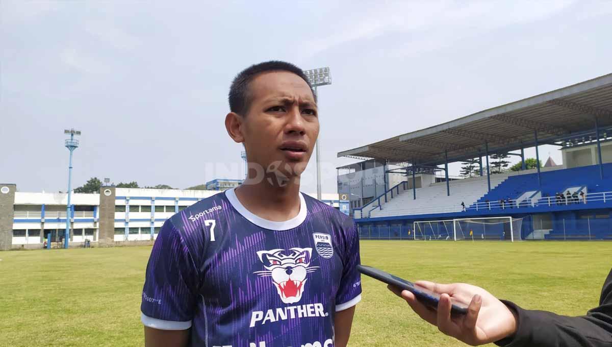 Gelandang Persib Bandung, Beckham Putra Nugraha. Foto: Arif Rahman/INDOSPORT
