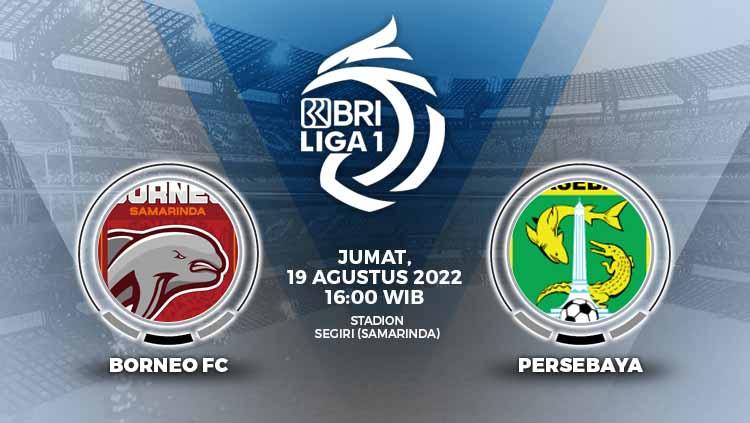 Jadwal Liga 1 Indonesia antara Borneo FC vs Persebaya Surabaya pada Jumat (19/08/22) sore WIB, di mana Bajul Ijo berpotensi mengakhiri tren positif tuan rumah.