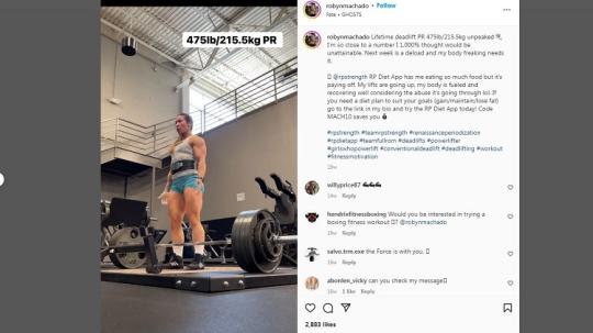 Robyn Machado, atlet powerlifter.