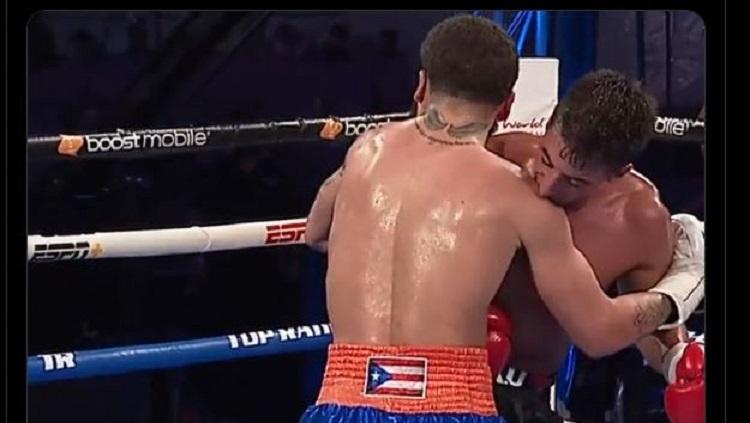 Petinju asal Argentina, Nicolas Pablo Demario bak kerasukan Mike Tyson usai ketahuan menggigit lawannya saat bertanding.