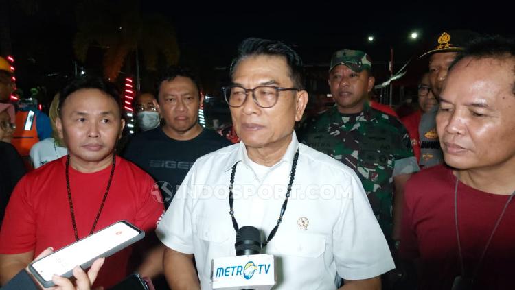 Kepala Staf Kepresidenan, Moeldoko di acara pre event Cup Road Race, Sabtu (20/08/22).