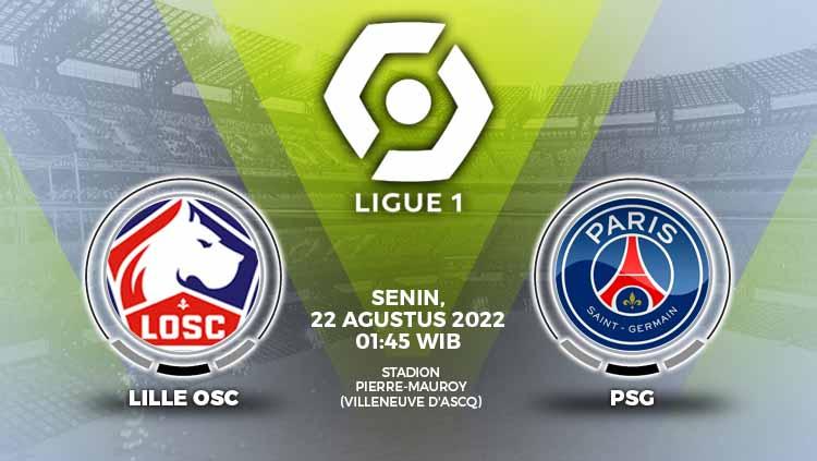 Prediksi pertandingan antara Lille OSC vs Paris Saint-Germain (Ligue 1). - INDOSPORT