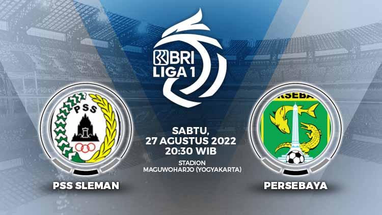 Prediksi pertandingan antara PSS Sleman vs Persebaya Surabaya di BRI Liga 1. - INDOSPORT
