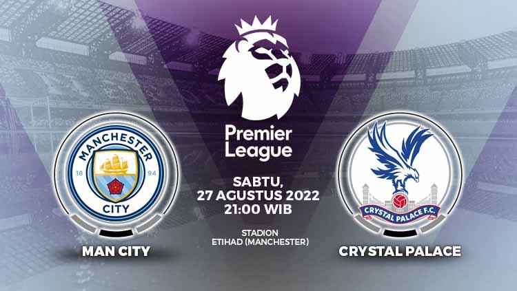 Link live streaming pertandingan Manchester City vs Crystal Palace (Liga Inggris). - INDOSPORT