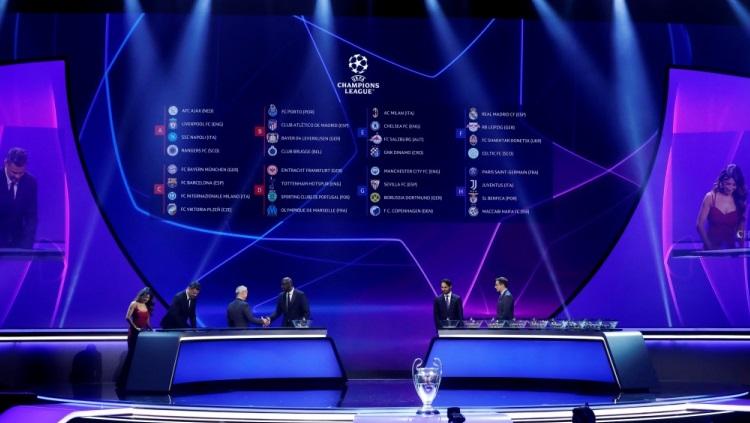 Suasana pengundian grup Liga Champions 2022-2023. Foto: REUTERS/Murad Sezer.