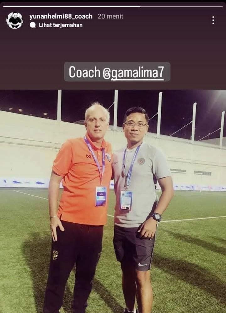 Alexandre Gama Lima dikabarkan menjadi pelatih anyar Barito Putera di Liga 1 2022. Copyright: Instagram @yunanhelmi88_coach