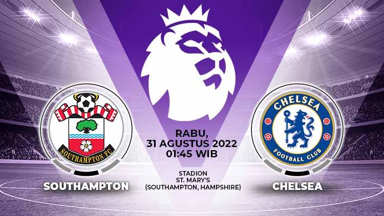 Berikut prediksi Liga Inggris (Premier League) 2022/23 pekan ke-5 antara Southampton vs Chelsea, Rabu (31/08/22) dini hari WIB. - INDOSPORT