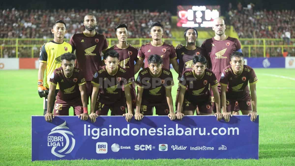 Skuat PSM Makassar di laga BRI Liga 1 2022. Foto: Adriyan Adirizky/INDOSPORT - INDOSPORT