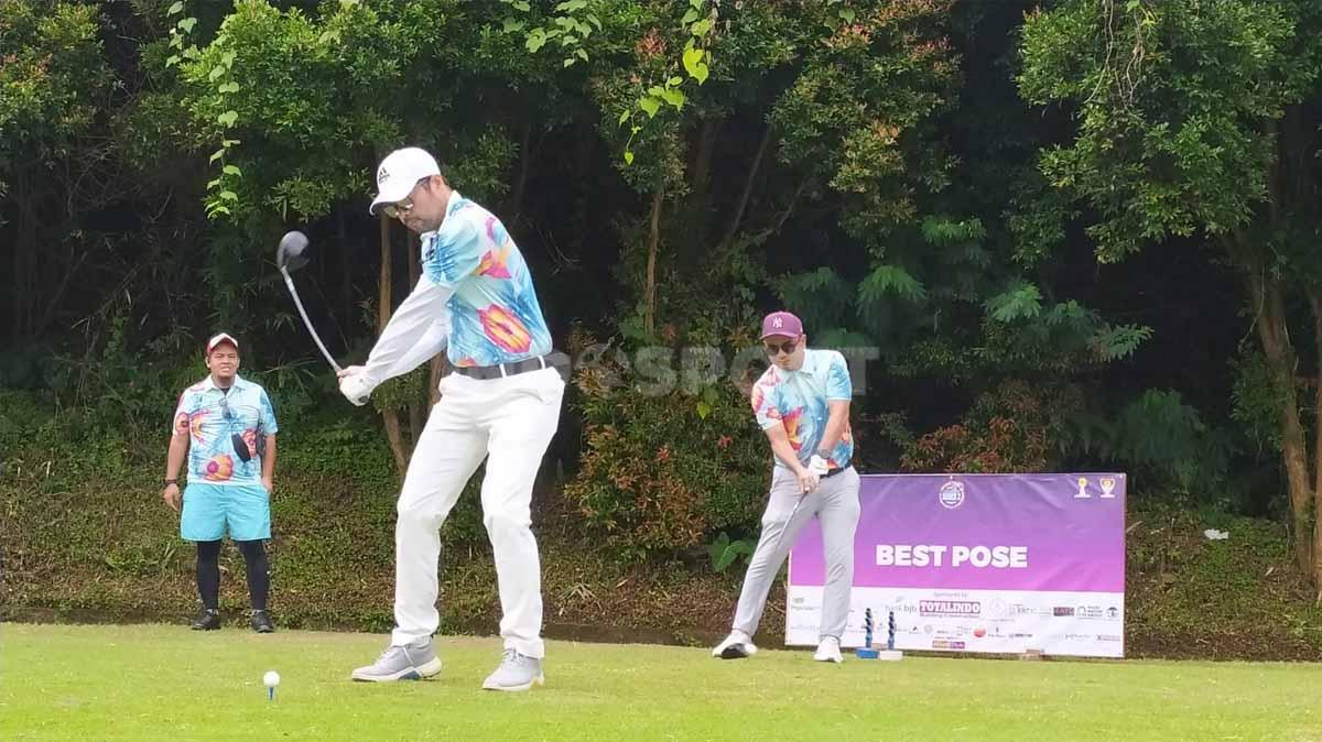 HIPMI Golf Club (HGC) Jawa Barat (Jabar) menggelar turnamen golf bertajuk 'HIPMI Golf Jabar Tournament Series 2' di Mountain View Golf Club, Cimenyan, Kabupaten Bandung, Senin (29/08/22). Foto: Arif Rahman/INDOSPORT - INDOSPORT