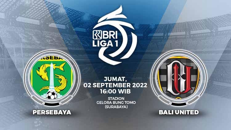 Prediksi pertandingan antara Persebaya Surabaya vs Bali United (BRI Liga 1).