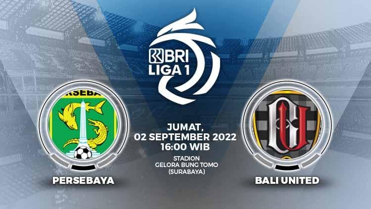 Prediksi pertandingan antara Persebaya Surabaya vs Bali United (BRI Liga 1). - INDOSPORT
