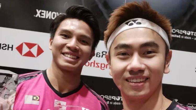 Pasangan ganda putra Malaysia, Goh Sze Fei/Nur Izzuddin, resmi berpisah dan Badminton Lovers mulai khawatir dengan nasib Kevin Sanjaya/Marcus Gideon. - INDOSPORT