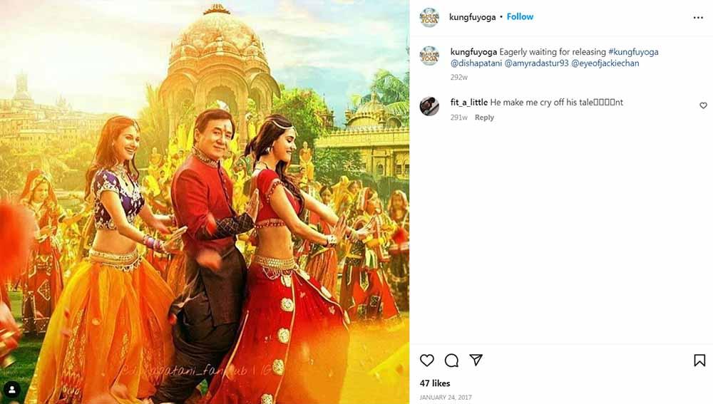 Kung Fu Yoga. Foto: Instagram@kungfuyoga