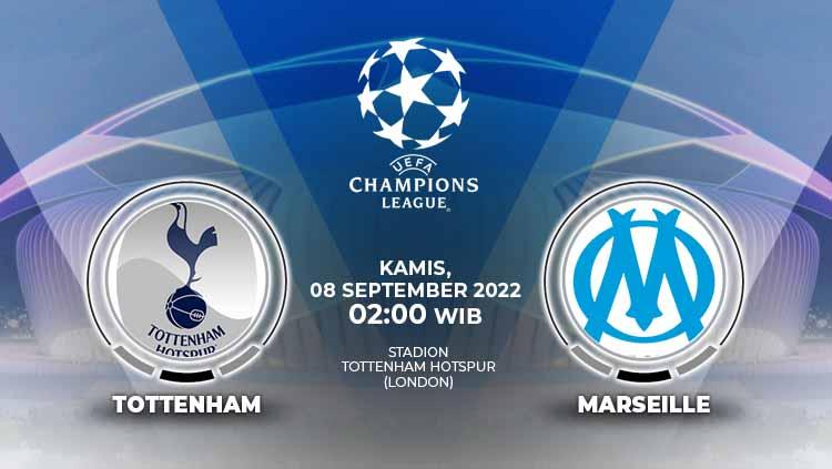 Berikut prediksi Liga Champions 2022/23 antara Tottenham Hotspur vs Marseille pada Kamis (08/09/22) pukul 02.00 dini hari WIB. - INDOSPORT