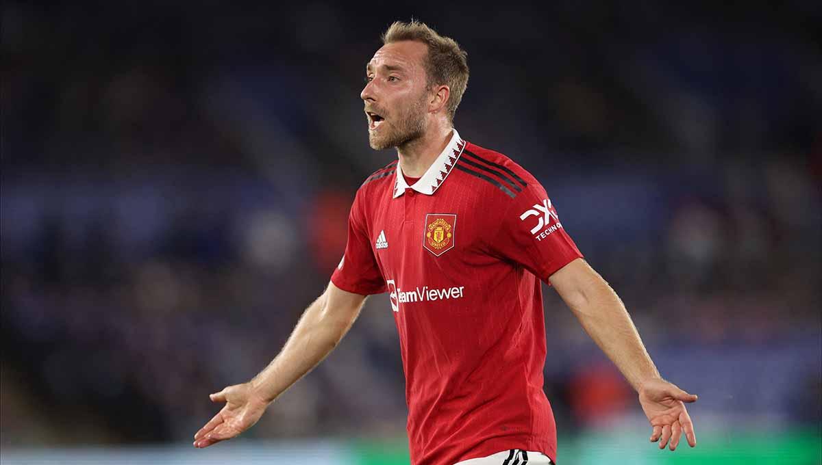 Christian Eriksen membongkar tiga penyebab Manchester United dipermalukan Galatarasary di Liga Champions 2023/24. Foto: REUTERS/Carl Recine.