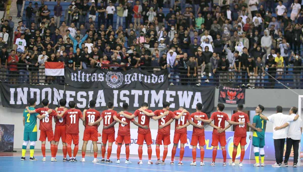 Berikut ini adalah nama 14 pemain Timnas Futsal Indonesia untuk bertanding di Piala Asia Futsal 2022 tanpa diperkuat Evan Soulimena.. Foto: FFI - INDOSPORT