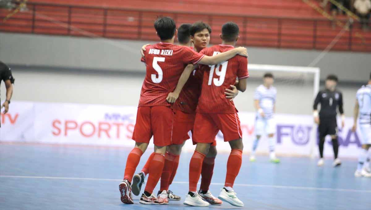 Pertandingan antara Timnas Futsal Indonesia vs Korea Selatan, International Futsal Cup 2022, Selasa (06/09/22) di GOR Amongraga, Yogyakarta. Foto: FFI - INDOSPORT