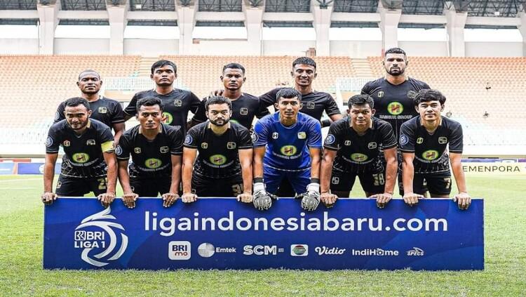 Skuat Barito Putera di Liga 1 2022, jelang menghadapi Rans Nusantara FC. Hari ini mereka akan melakoni laga tunda kontra PSM Makassar. - INDOSPORT