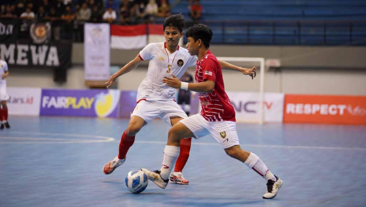 Berikut adalah hasil pertandingan MNC International Futsal Cup 2022, antara Timnas Futsal Indonesia vs Thammasat Stallion, klub asal Thailand. Foto: FFI - INDOSPORT