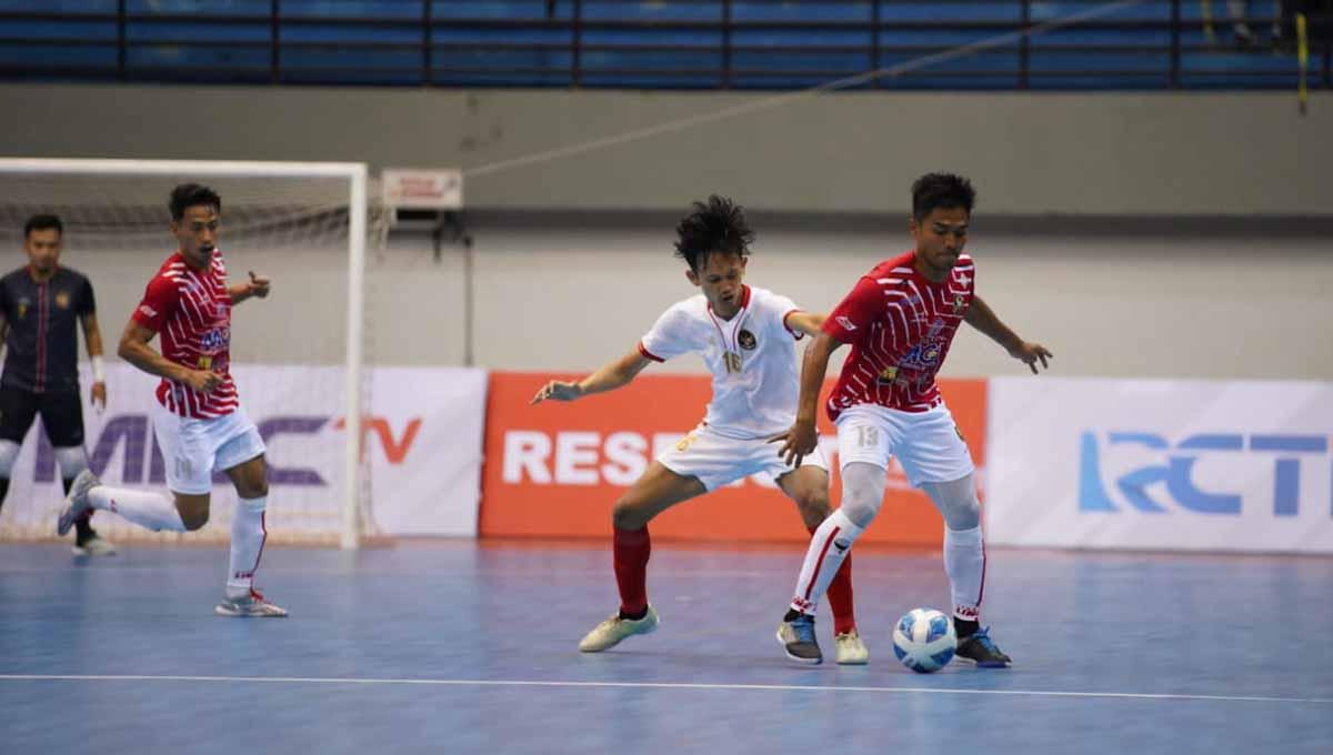 Pertandingan antara Timnas Futsal Indonesia vs Selangor, International Futsal Cup 2022. Foto: FFI - INDOSPORT