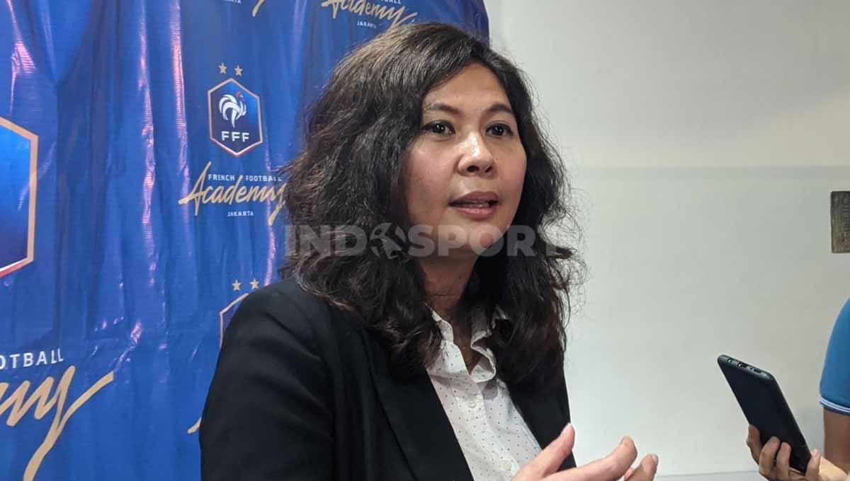 Maaike Ira Puspita, Wakil Sekretaris Jenderal PSSI kini dilantik sebagai Wakil Presiden AFF. Foto: Ammara Marthiara/INDOSPORT