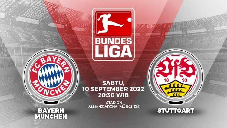 Berikut link live streaming Liga Jerman (Bundesliga) yang menyajikan duel seru antara Bayern Munchen vs Vfb Stuttgart pada Sabtu (10/09/22) pukul 20.30 WIB.