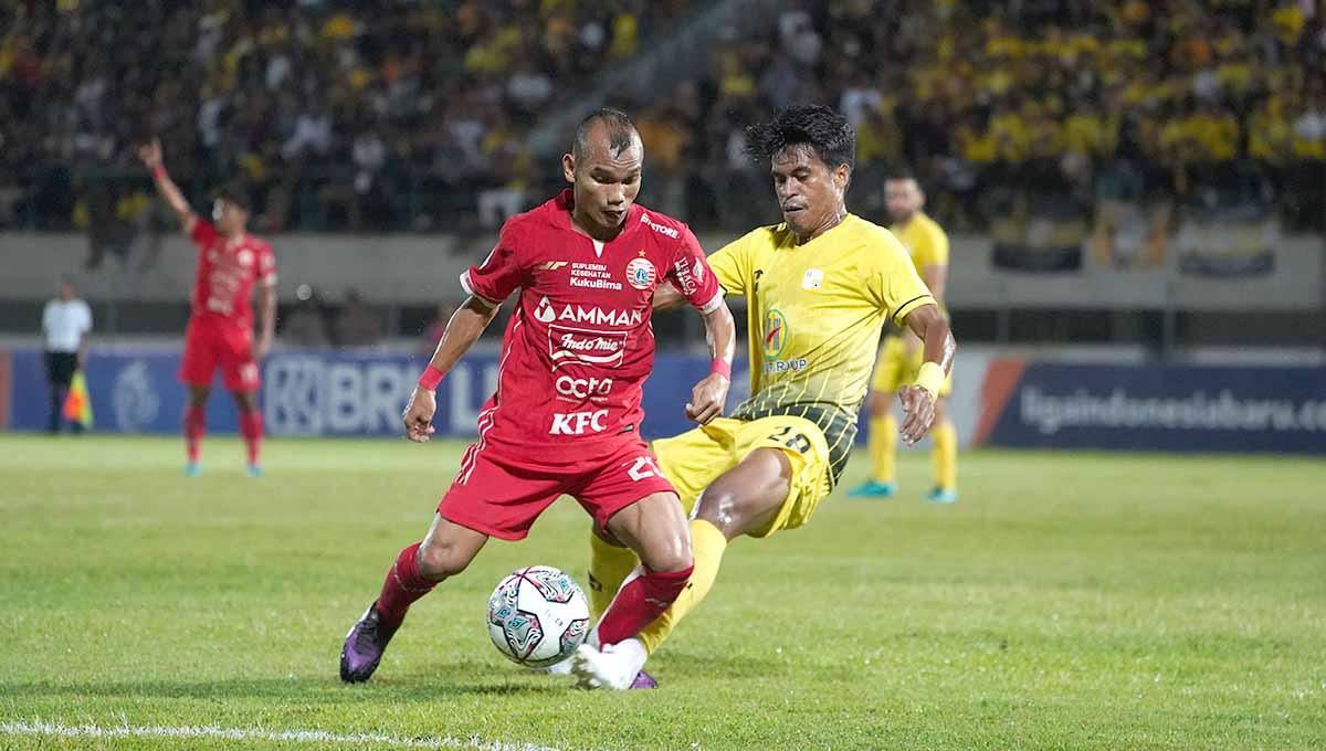 Pertandingan antara Barito Putera vs Persija Jakarta di BRI Liga 1, Minggu (11/09/22). Foto: Khairul Imam Persija
