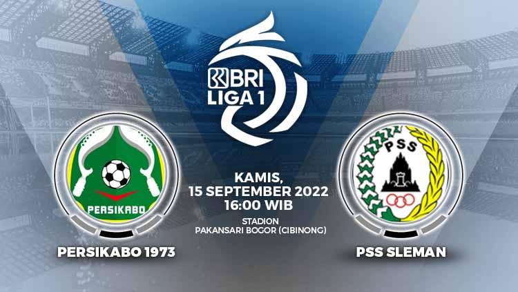 Link live streaming Liga 1 Indonesia 2022-2023 untuk pertandingan antara Persikabo 1973 vs PSS Sleman yang akan digelar pada Kamis (15/9/22) pukul 16.00 WIB. - INDOSPORT