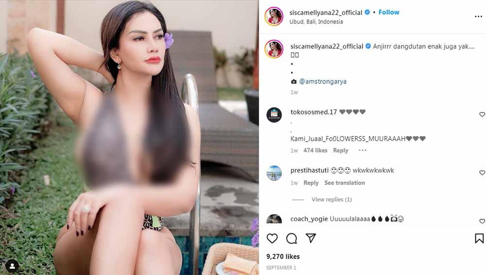 Sisca Mellyana. Foto: Instagram@siscamellyana22_official