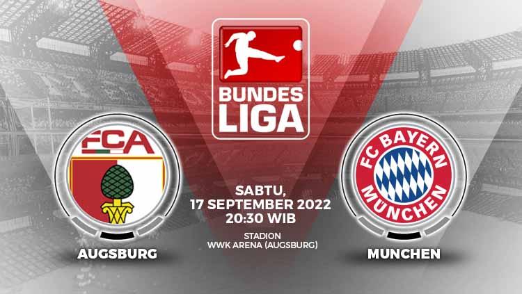 Berikut adalah link live streaming pertandingan lanjutan Liga Jerman (Bundesliga) 2022/23 antara Augsburg vs Bayern Munchen, Sabtu (17/09/22) oukul 20.30 WIB.