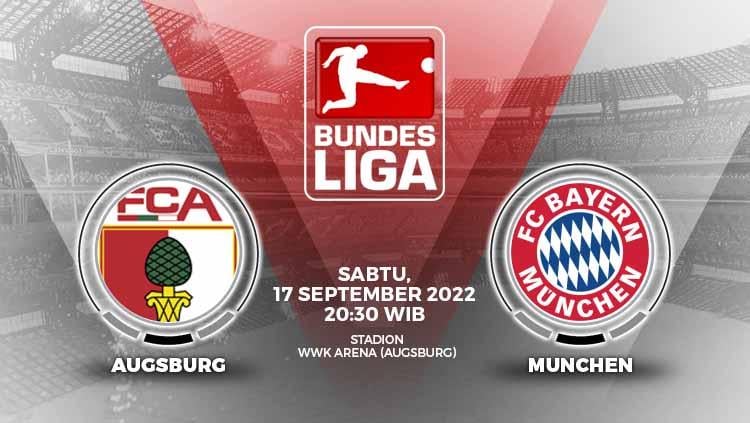 Berikut ini adalah prediksi pertandingan Liga Jerman (Bundesliga) yang mempertemukan Augsburg vs Bayern Munchen, Sabtu (17/09/22), pukul 20.30 WIB. - INDOSPORT