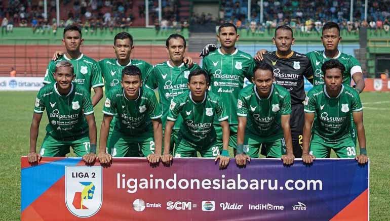 Indosport - Skuad PSMS Medan di Liga 2, Foto: PSMS Medan