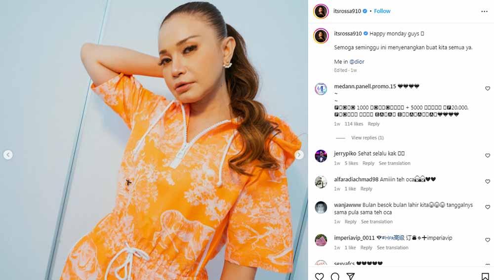 Namanya ikut terseret dalam isu perselingkuhan gamers Reza Arap, intip potret Rossa, penyanyi hits Indonesia saat asyik bentuk body dengan olahraga pilates.