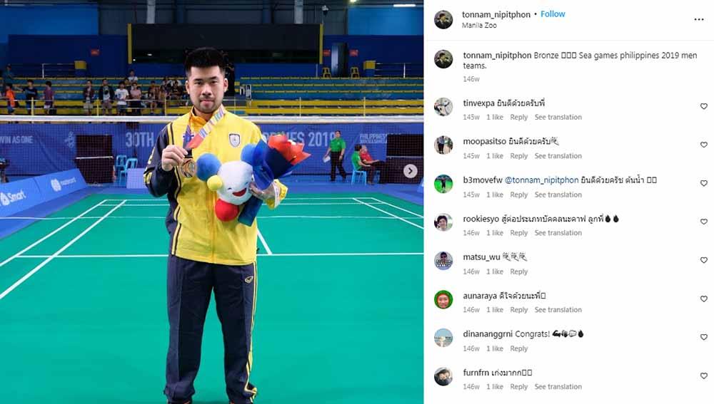 Kerap dijegal Indonesia, pebulutangkis spesialis ganda asal Thailand, Nipitphon Puangphuapet, kini kian eksis sebagai pelatih di Philadelphia, Amerika Serikat.