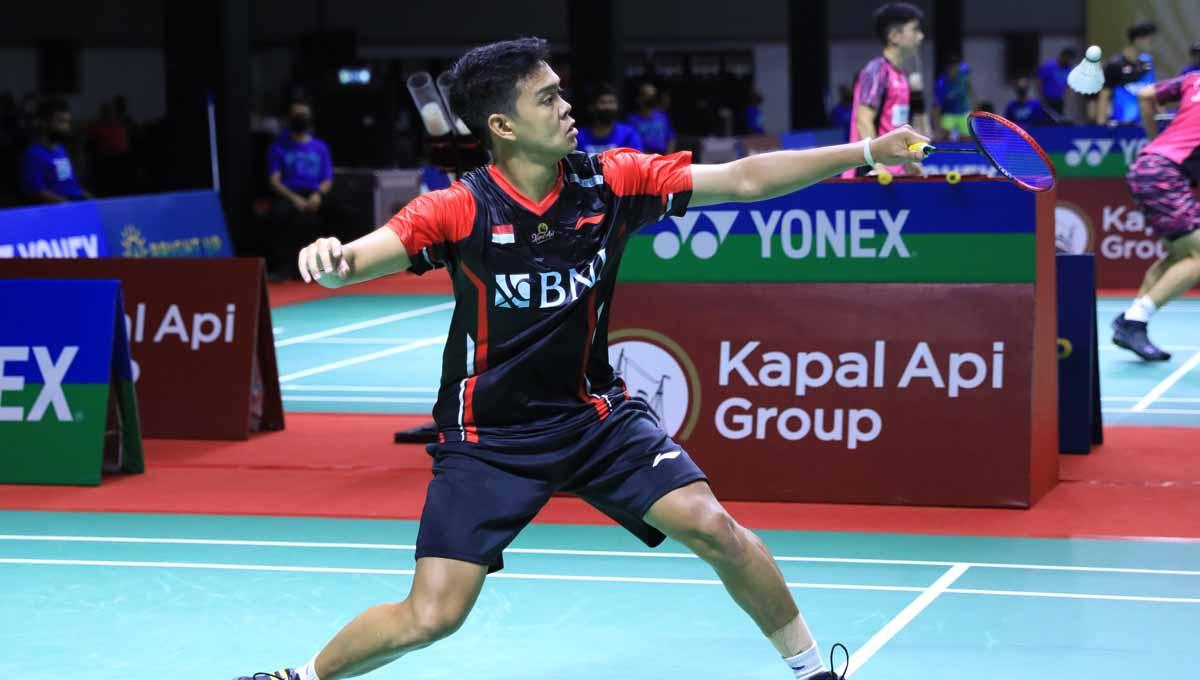 Rekap hasil semifinal Guwahati Masters 2023 pada Sabtu (09/12/23), di mana dua wakil Indonesia memastikan tiket ke babak final. Foto: PBSI