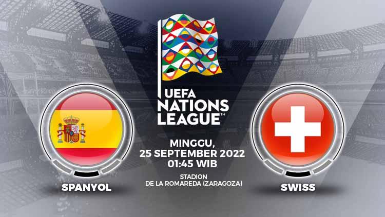 Prediksi pertandingan antara Spanyol vs Swiss (UEFA Nations League). - INDOSPORT
