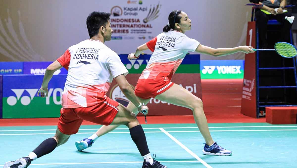Update klasemen Race to Olympic 2024 Paris usai turnamen Syed Modi India 2023, Dejan/Gloria Ancam Rinov/Pitha, sedangkan Fajar/Rian berada di tepi jurang. Foto: Humas PP PBSI