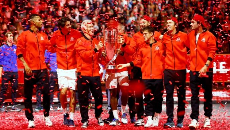 Team World juara Laver Cup 2022. Foto: Action Images via Reuters/Andrew Boyers.