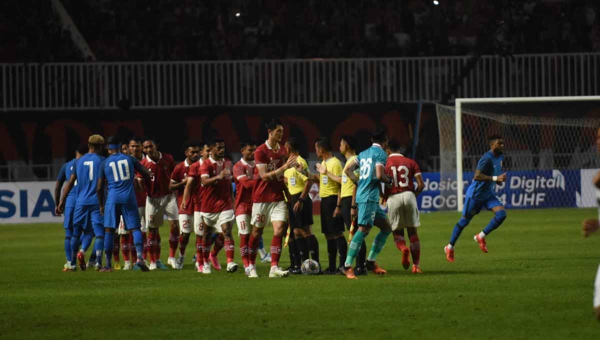 Pertandingan leg ke 2 Timnas Indonesia vs Curacao di Stadion Pakansari, Selasa (27/09/22).