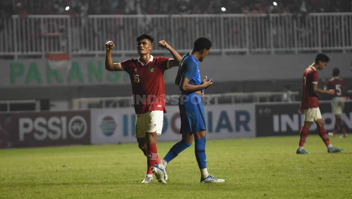 Pertandingan leg ke 2 Timnas Indonesia vs Curacao di Stadion Pakansari, Selasa (27/09/22). - INDOSPORT